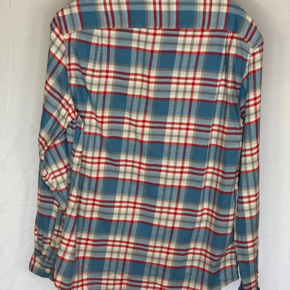 J. Crew Blue and‎ Red Checkered Button-Down Shirt